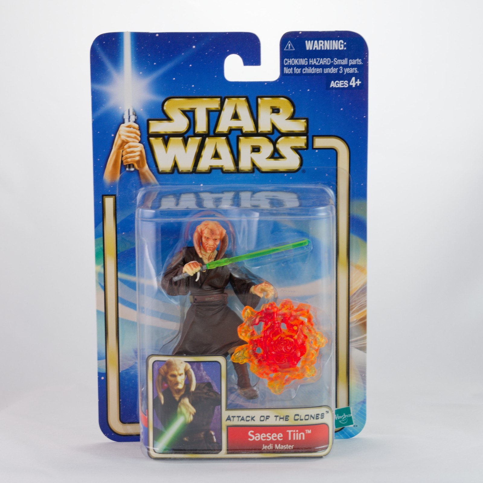 Star Wars Attack Of The Clones Saesee Tiin Jedi Master #20 Action Figure