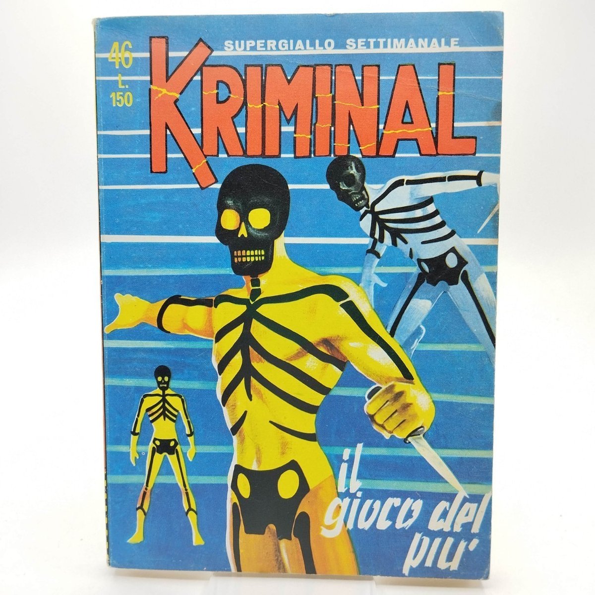 KRIMINAL N. 46 QUASI EDICOL A  AUT. 6636  ED. CORNO MAG. 1966[ST][UFF-32-46]