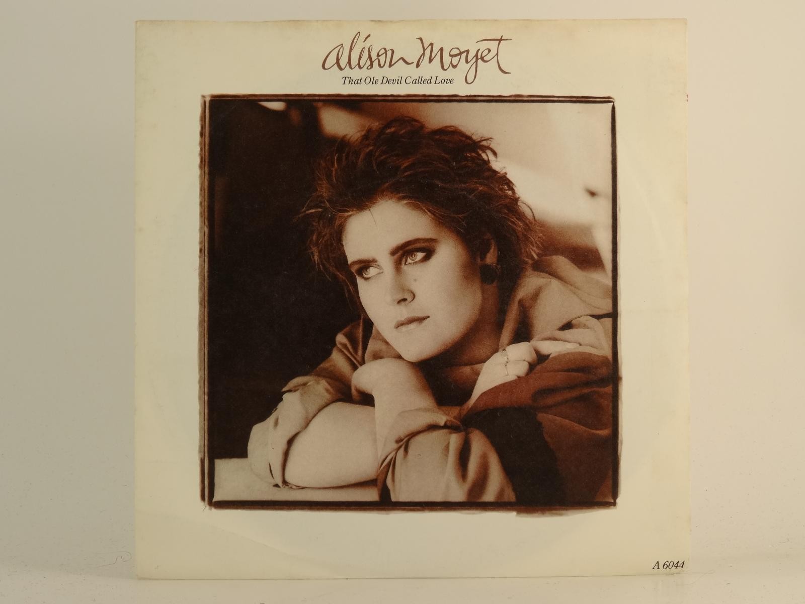 ALISON MOYET THAT OLE DEVIL CALLED LOVE (83) 2 Track 7" Single including Picture