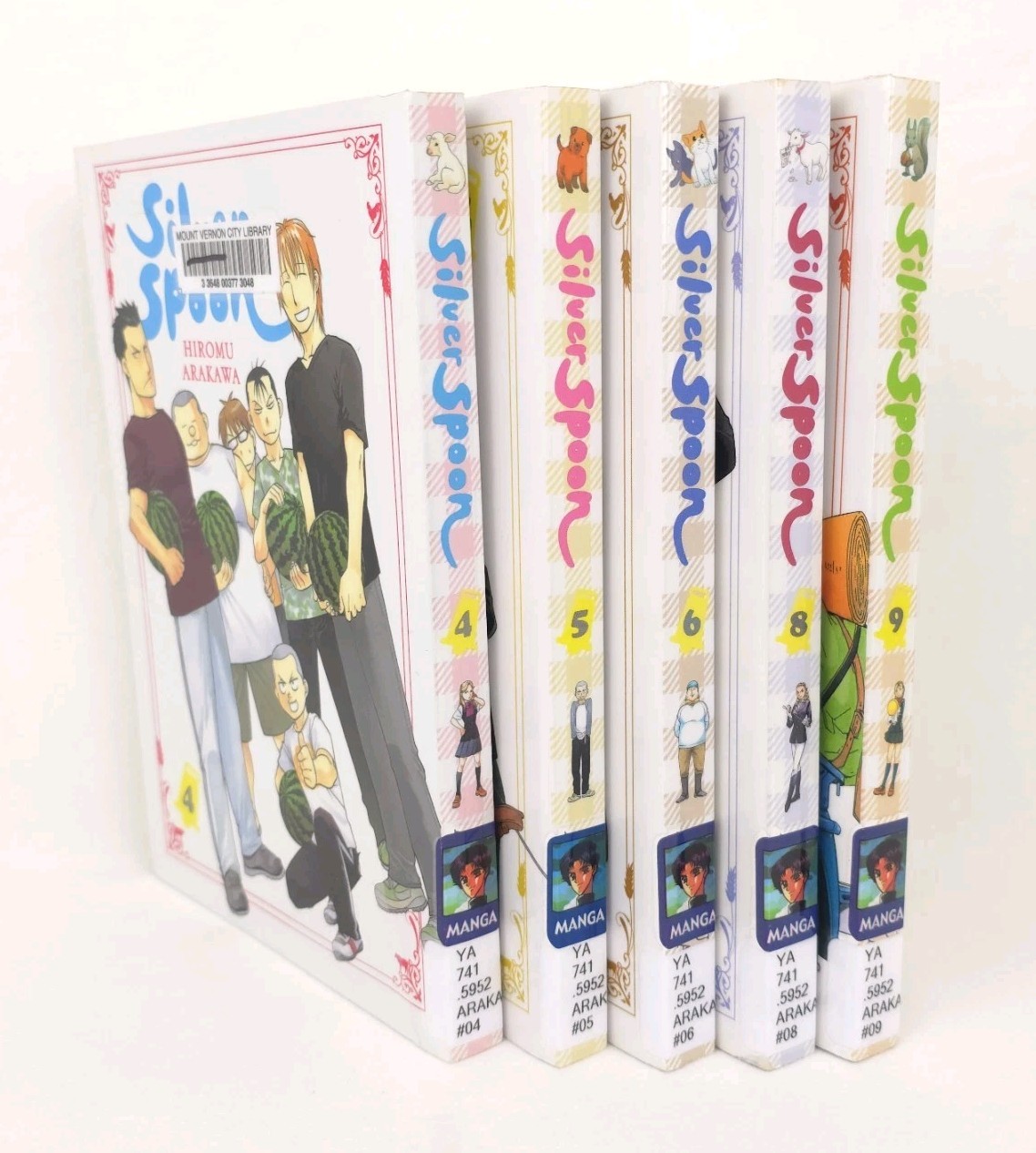 Silver Spoon Manga Lotto 4 5 6 8 9 Hiromu Arakawa Inglese