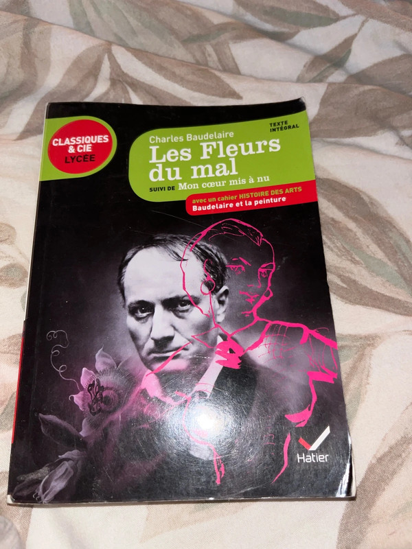 Livre les fleurs du mal