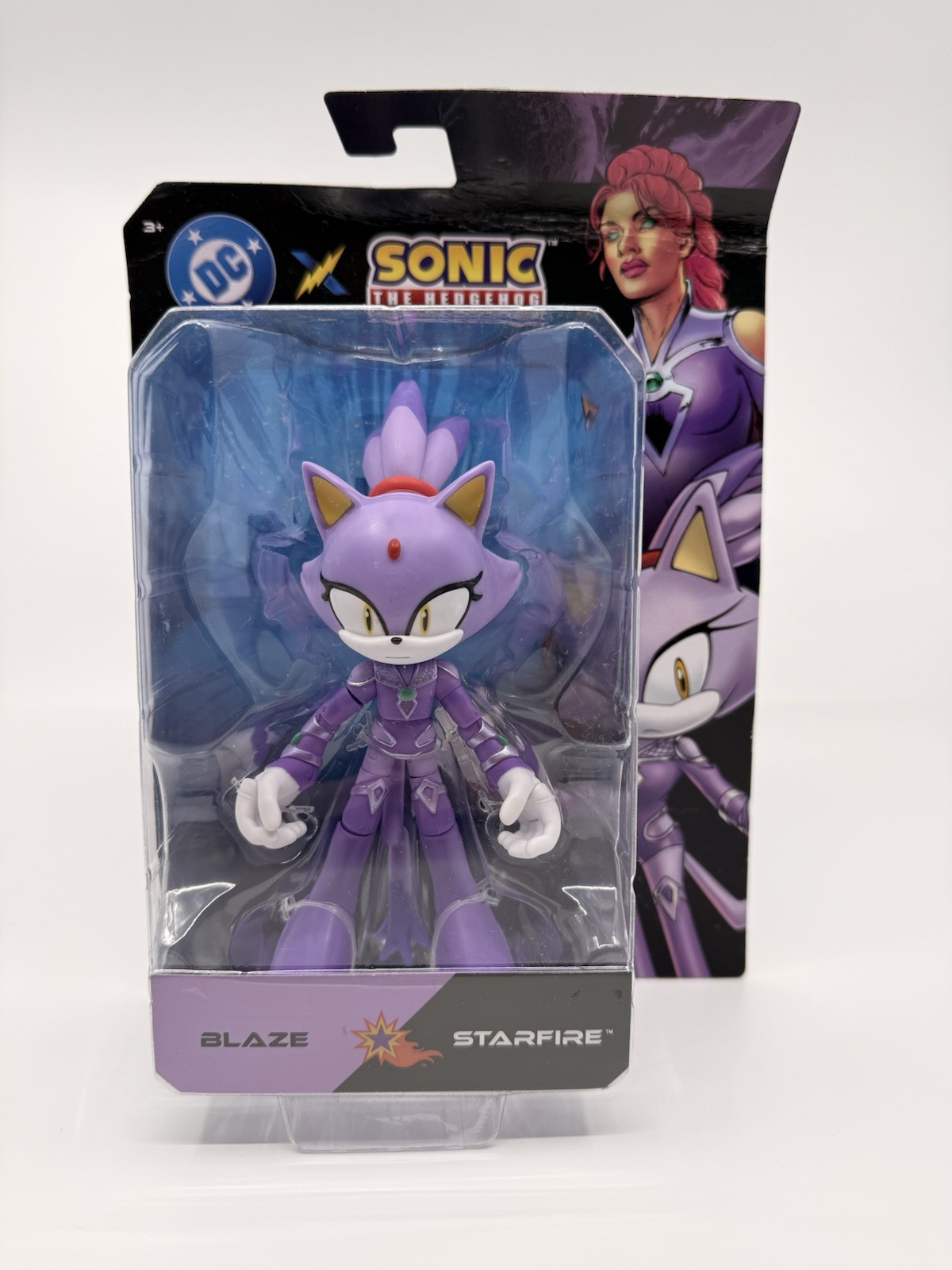 Modellino Blaze as Starfire DC x Sonic The Hedgehog 5" nuovo