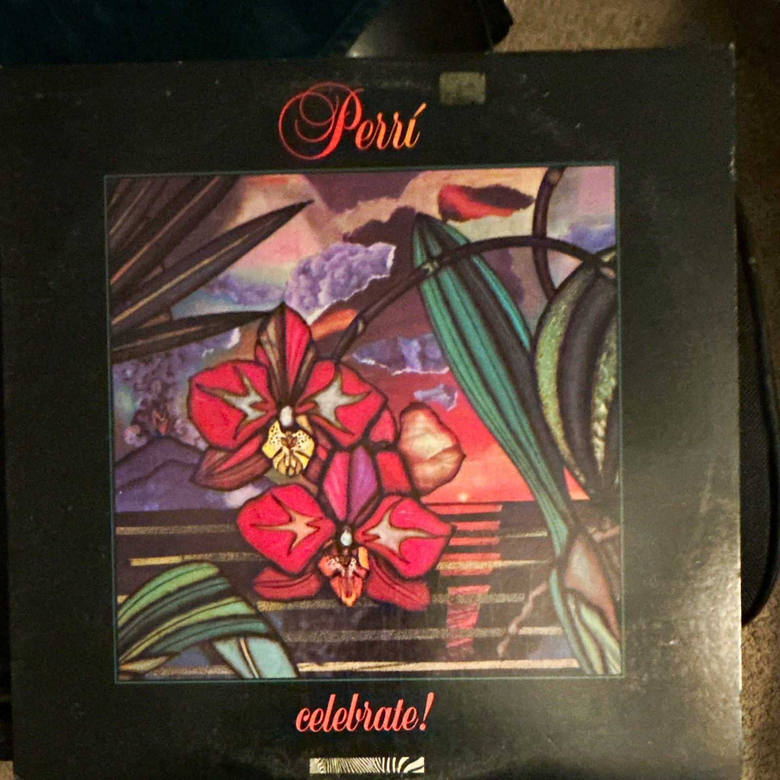 Perri – Celebrate! 12" 33RPM Vinyl LP Zebra Records 1986 ZEB-5684