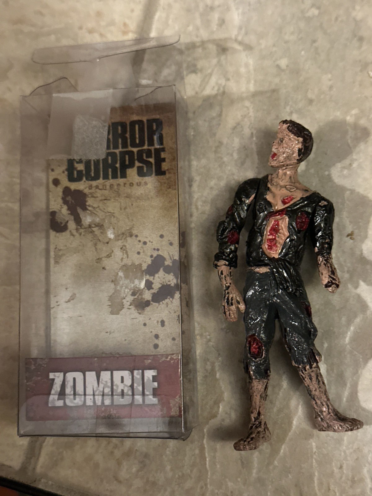 Terror Corpse Dangerous Zombie 4 in. Action Figure 