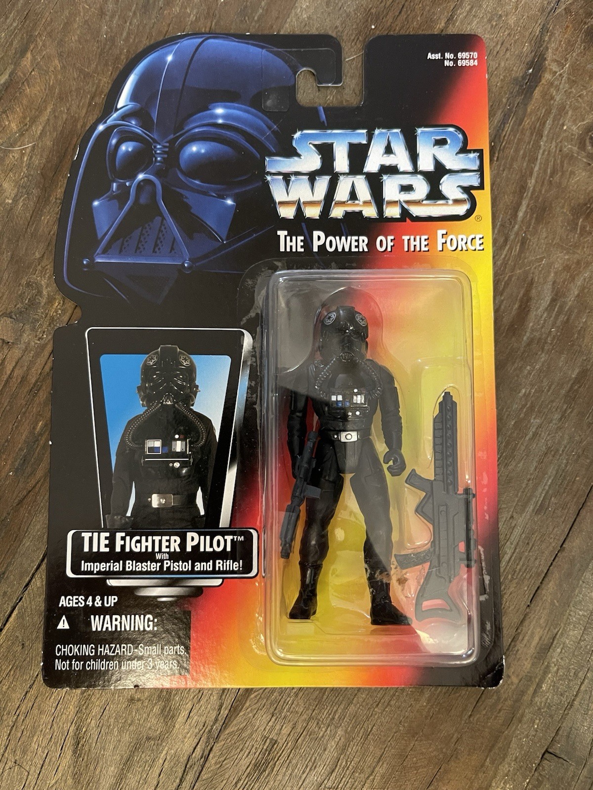 Star Wars The Power of the Force Modellino pilota TIE Fighter - NUOVO