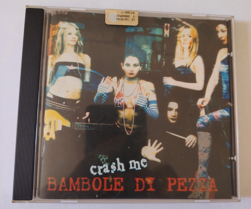 cd bambole di pezza - crash me (2002) tube records punk rock raro