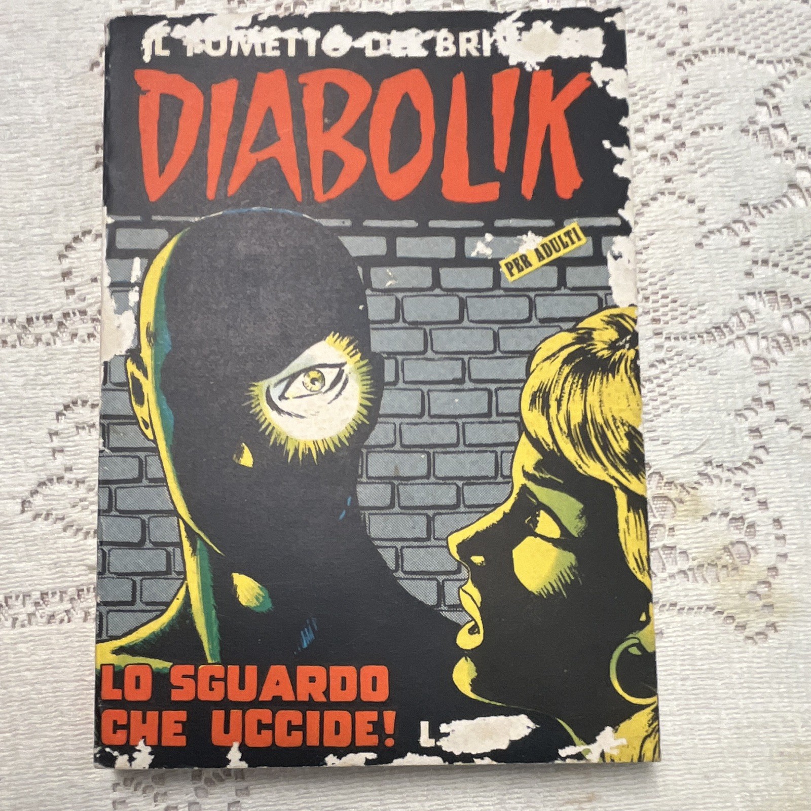 Astorina Diabolik n. 17 1964 "Lo sguardo che uccide!" Originale