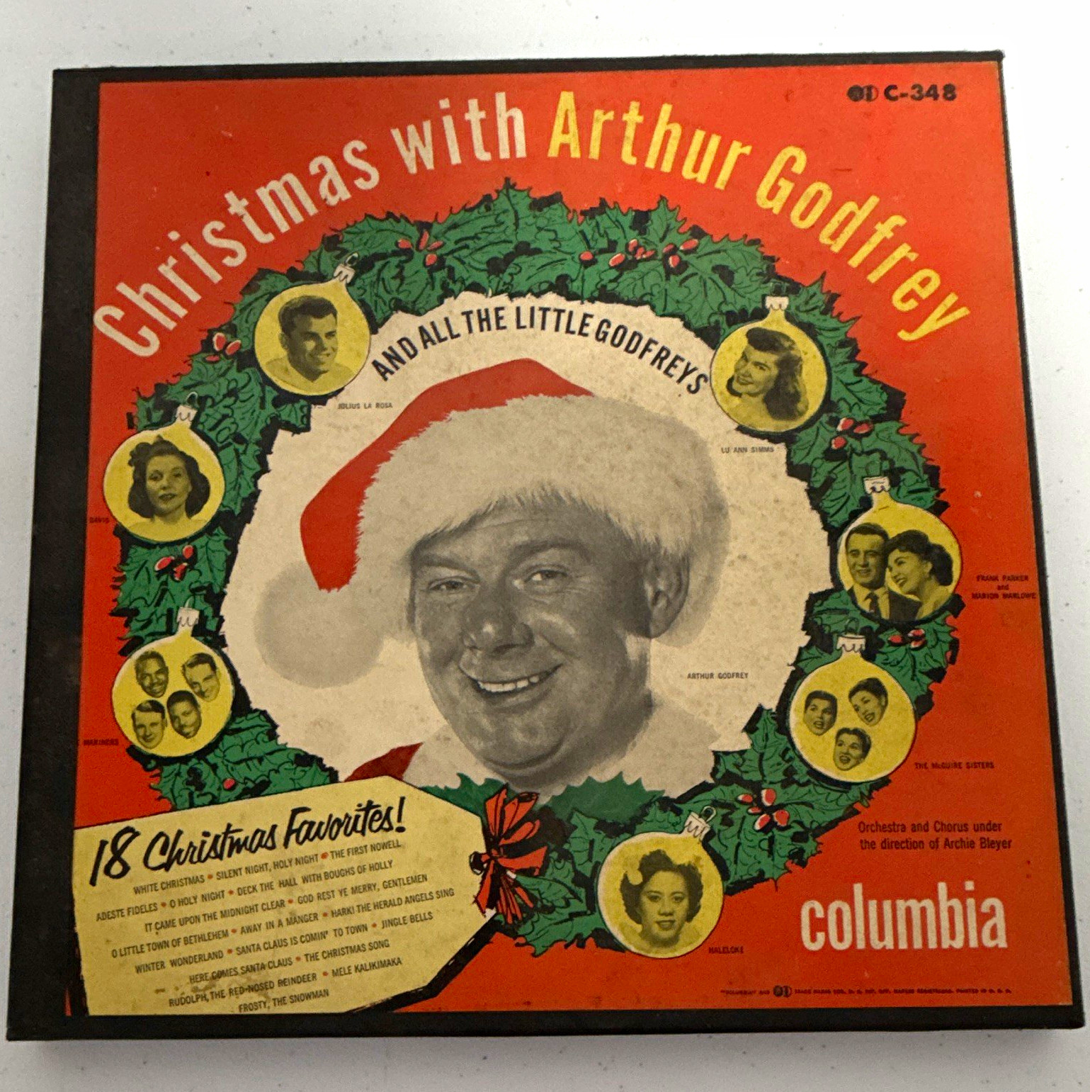 Columbia Arthur Godfrey Christmas with the Little Godfreys Vinyl Box Set C-348
