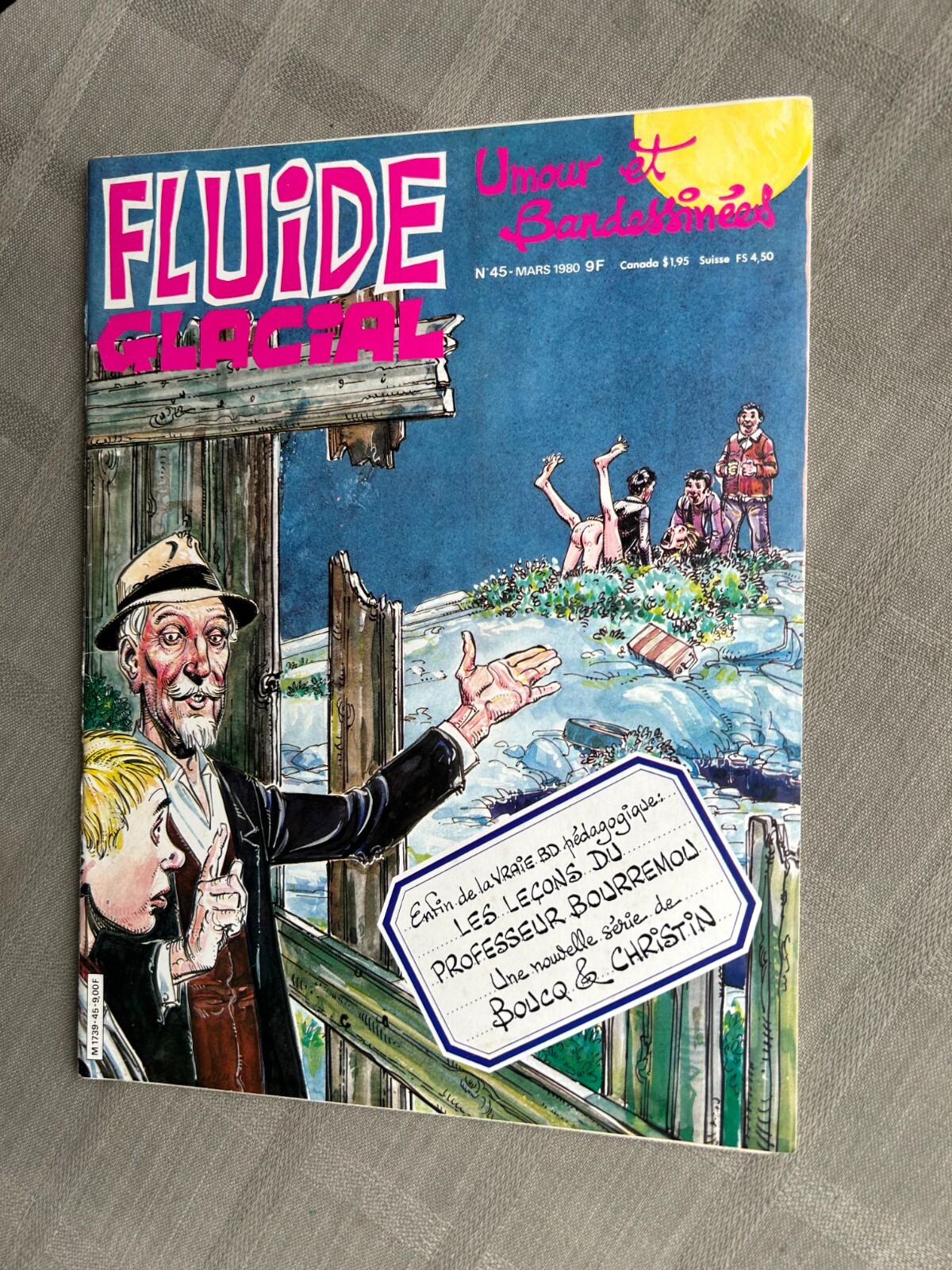 FLUIDE GLACIAL N°45 MARS 1980 EN BON ÉTAT