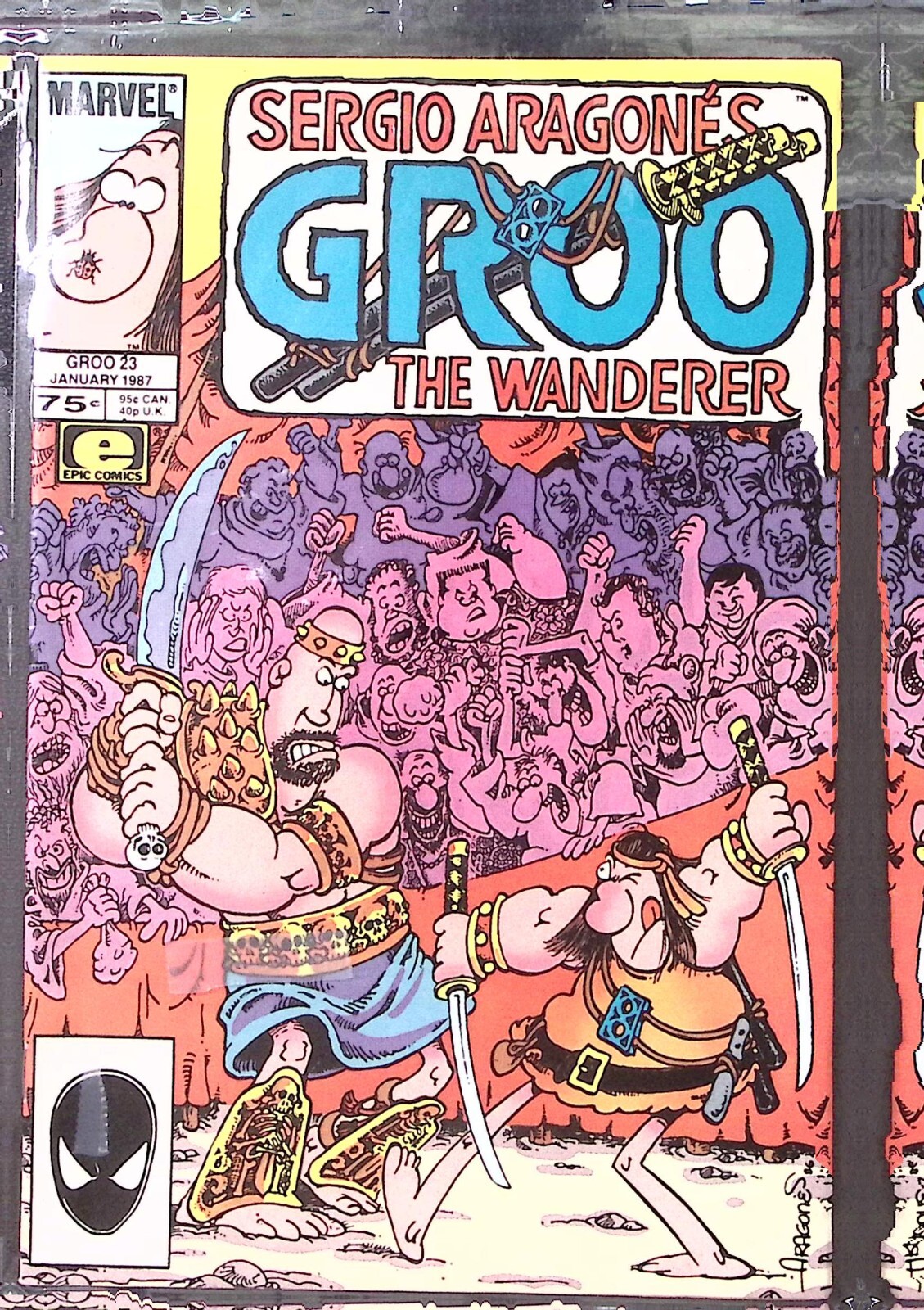 1987 GROO THE WANDERER #23 JAN SERGIO ARAGONE MARVEL COMICS EXC  Z2037