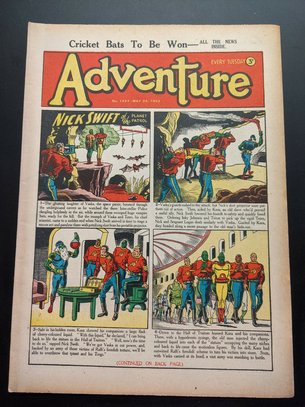 Adventure Comic No 1427, May 24th 1952.