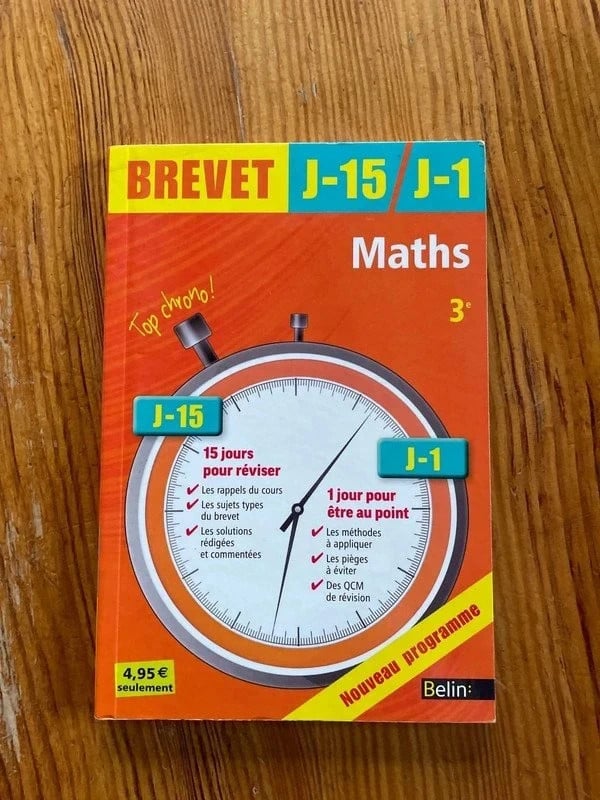 Annales brevet Maths