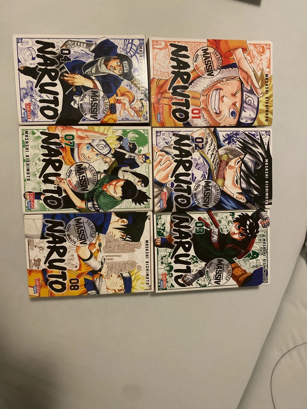 Naruto Massiv-Mangas – 6 Stück