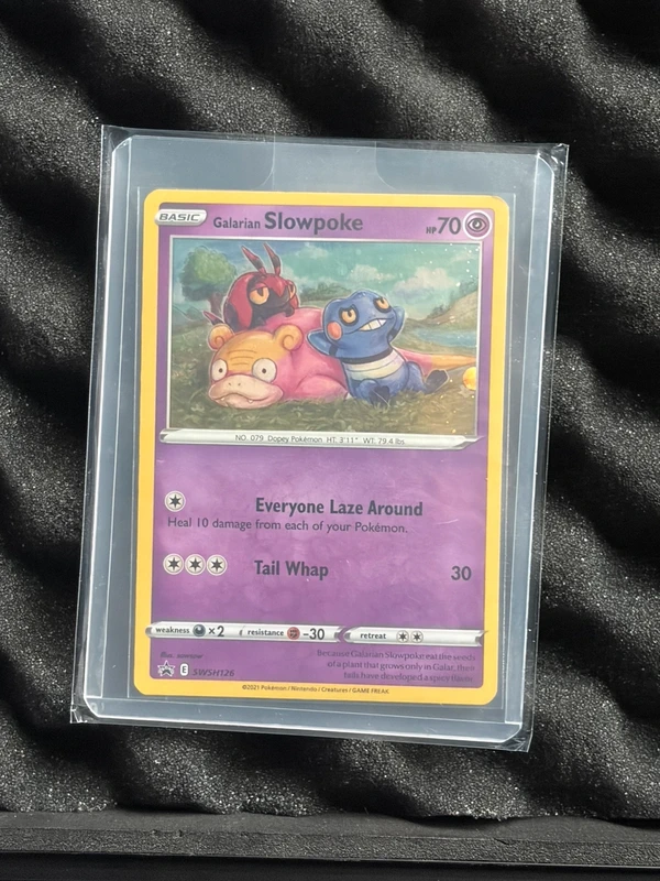 Galarian slowpoke promo holo