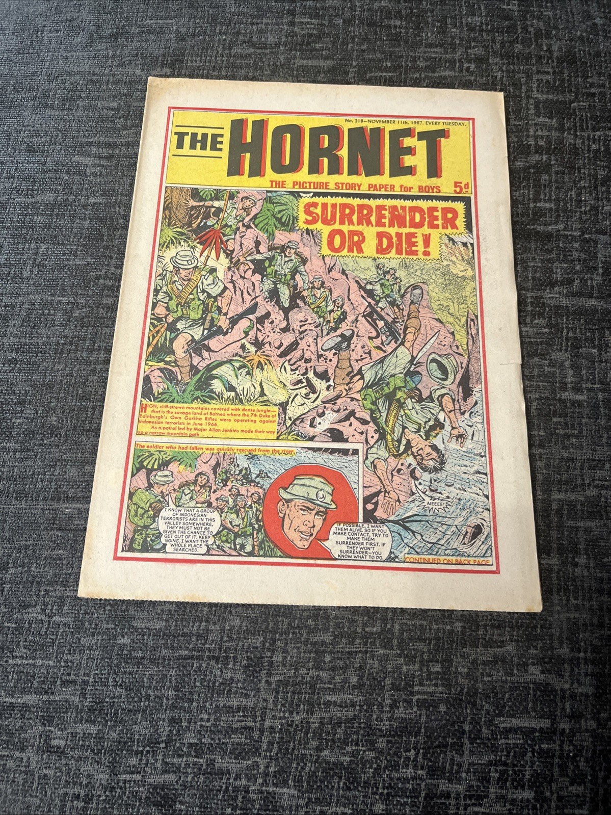 Hornet Comic - #218 - 11 November 1967