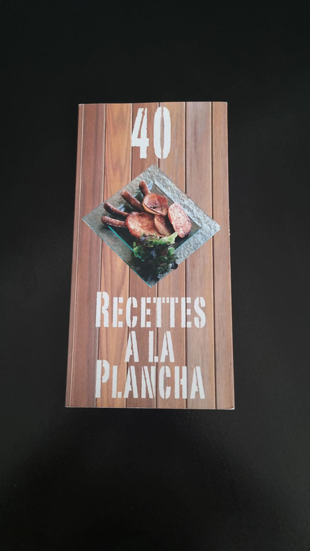 Livre de recettes « 40 Recettes à la plancha »