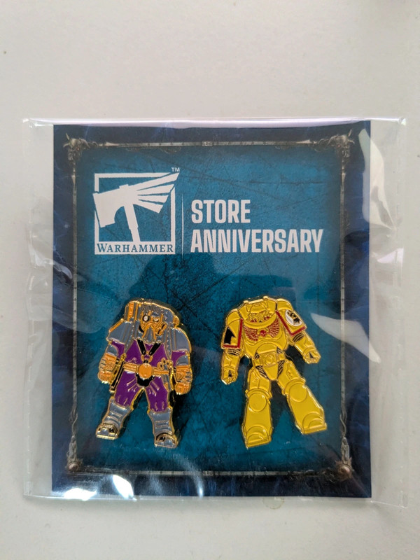 Warhammer Store Anniversary Pins