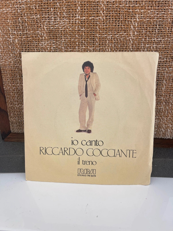 Riccardo Cocciante – Io Canto / Il Treno 7" vinile 45 giri 1979 RCA Italy