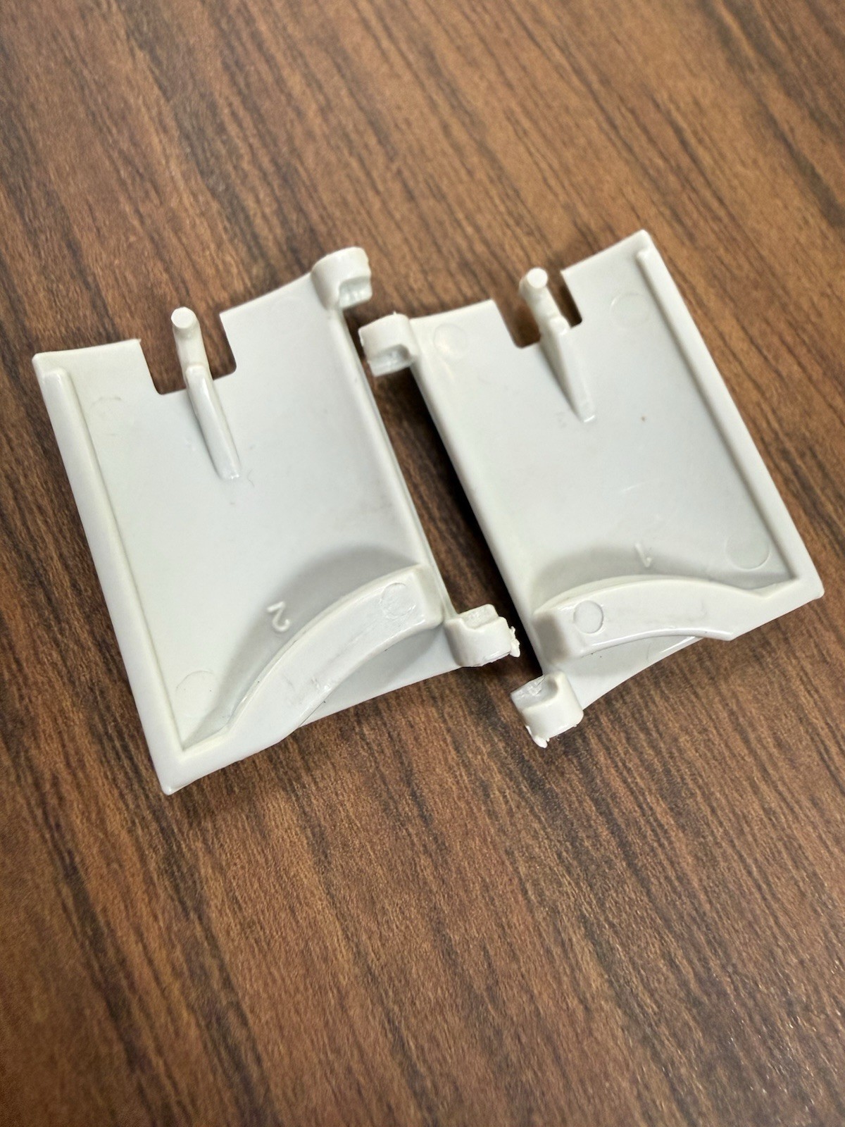 Vintage 1983 Hasbro GI Joe Skystriker Set of 2 Landing Gear Wheel Covers Part