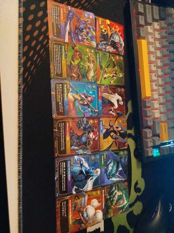 Set di 12 Legend riftbound unleashed