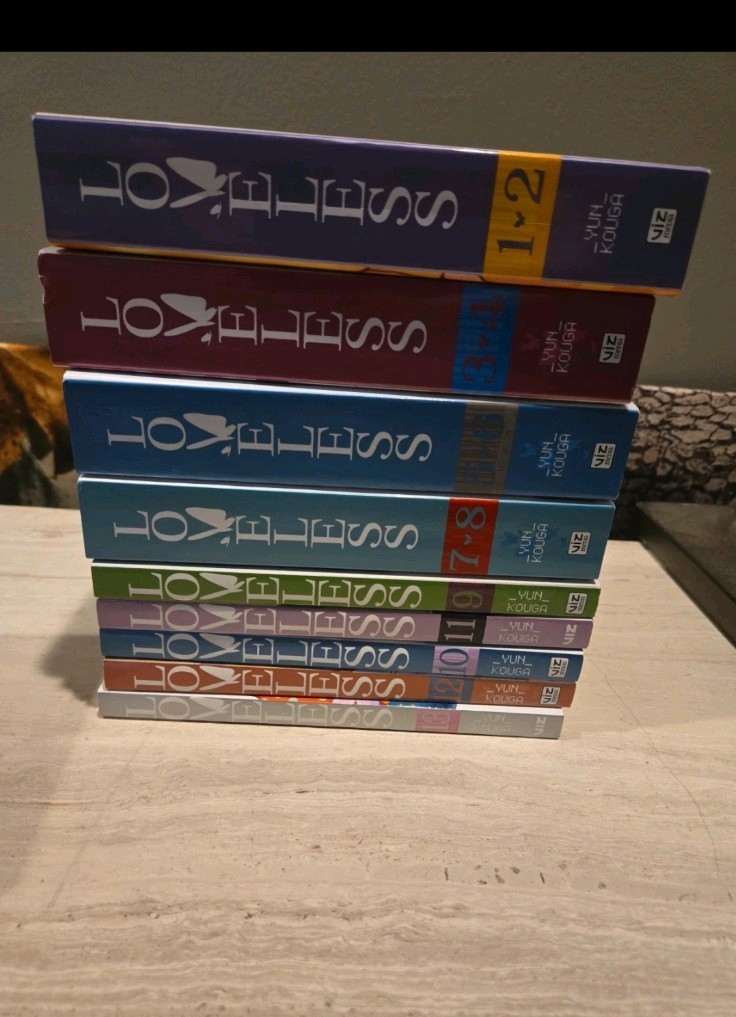 Lotto manga Loveless vol 1-13 trade brossura graphic novel Yun Kouga VIZ