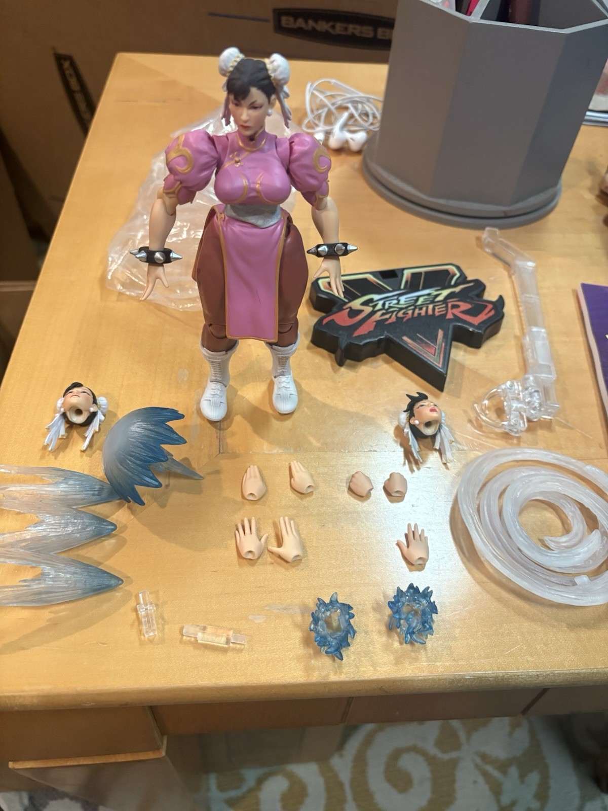 Storm Collectibles Street Fighter v Chun Li Pink Edition INCOMPLETE