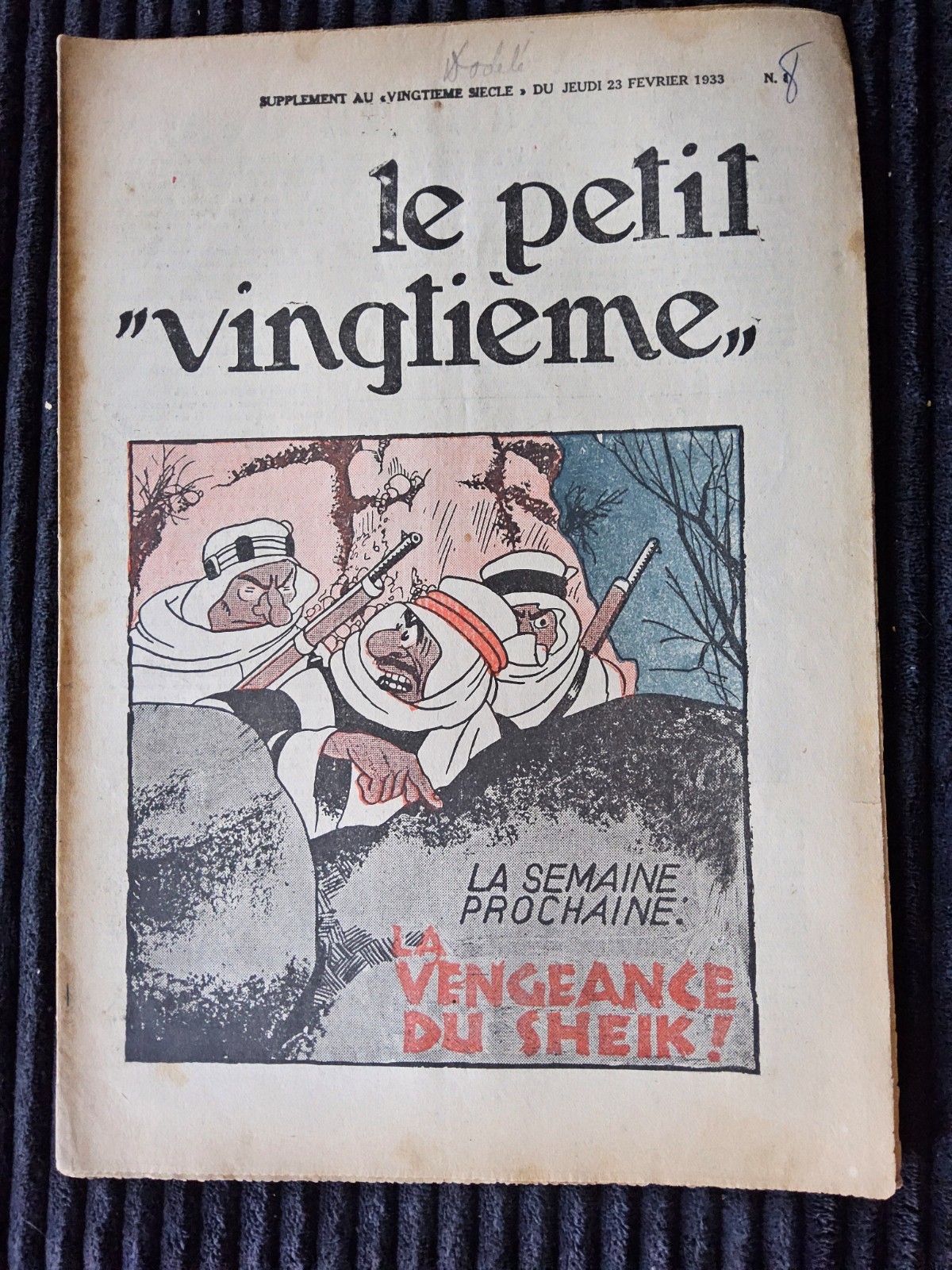 Tintin - Petit Vingtième - Numéro 8 de 1933