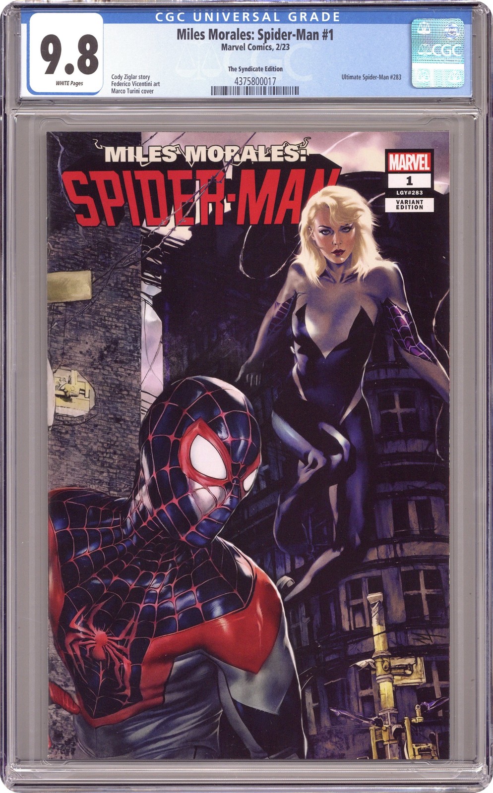 Miles Morales Spider-Man 1SYNDICATE.A CGC 9.8 2023 4375800017