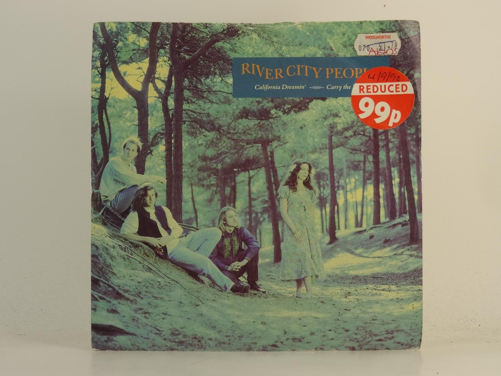 RIVER CITY PEOPLE CALIFORNIA DREAMING (78) 2 Track 7" Single plus Picture Sleeve