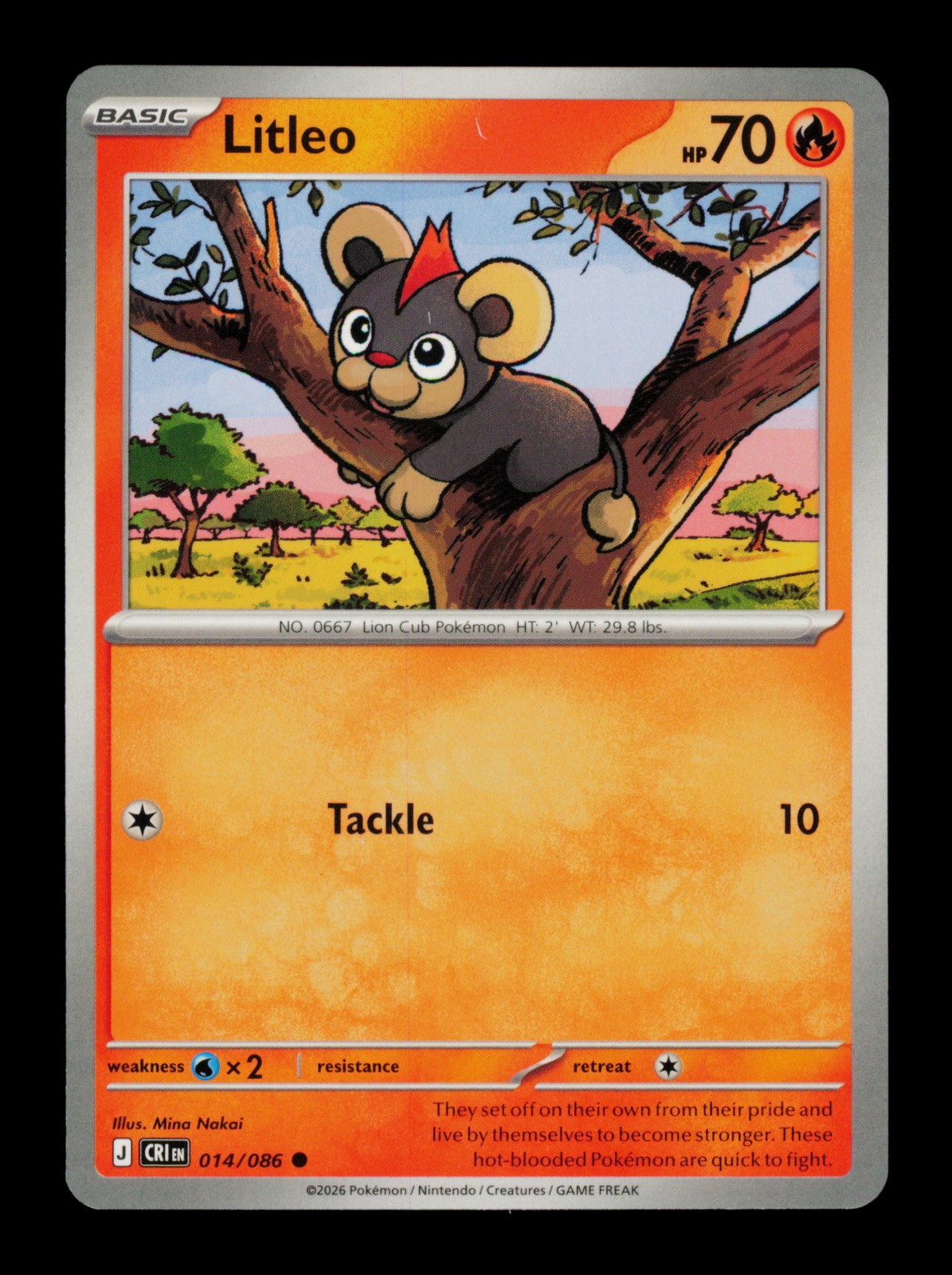 Littleo 014/086 Chaos Rising Pokemon TCG