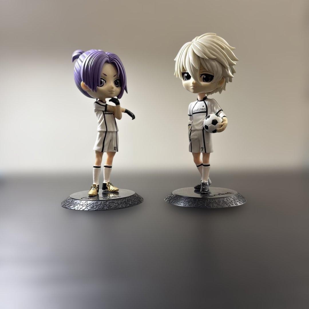 Q posket Shiro Nagi Reo Mikage Blue Lock Figure Set 2 Figure Autentiche