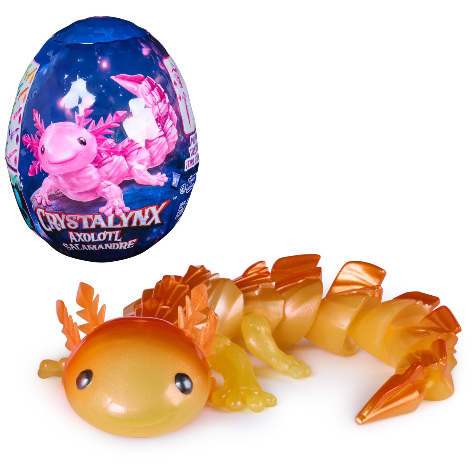 Dragons Axolotl Articulé 23 Cm Imprimé 3D dans Son Oeuf - Actionfiguren