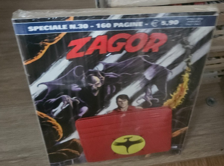 ZAGOR SPECIALE N 30 CON ALLEGATO FIERA BOLOGNA PORTATESSERA