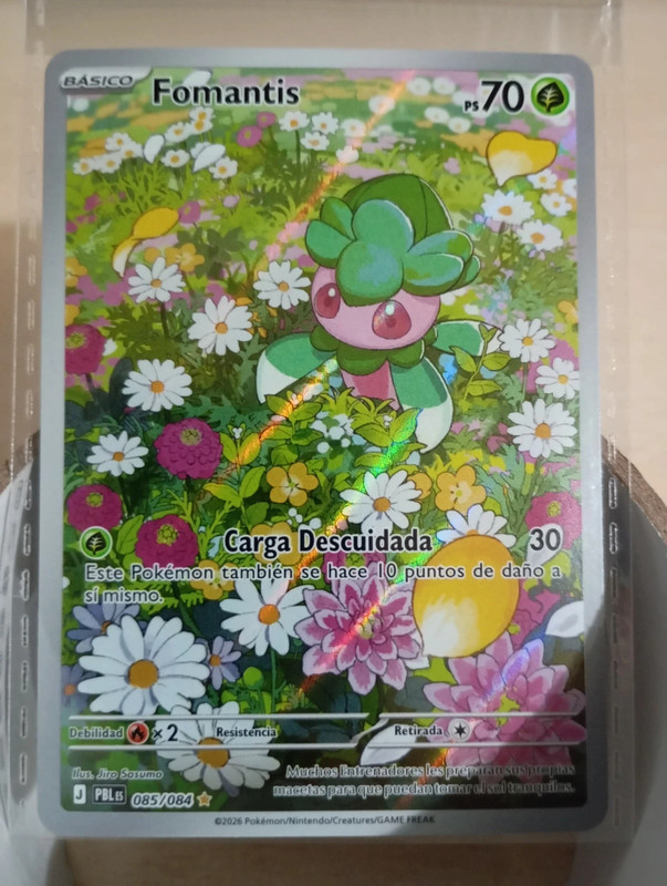 Carta Pokémon Fomantis Full Art Original