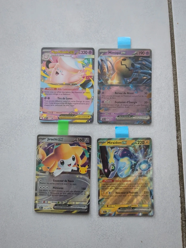 Carte pokémon ex lots