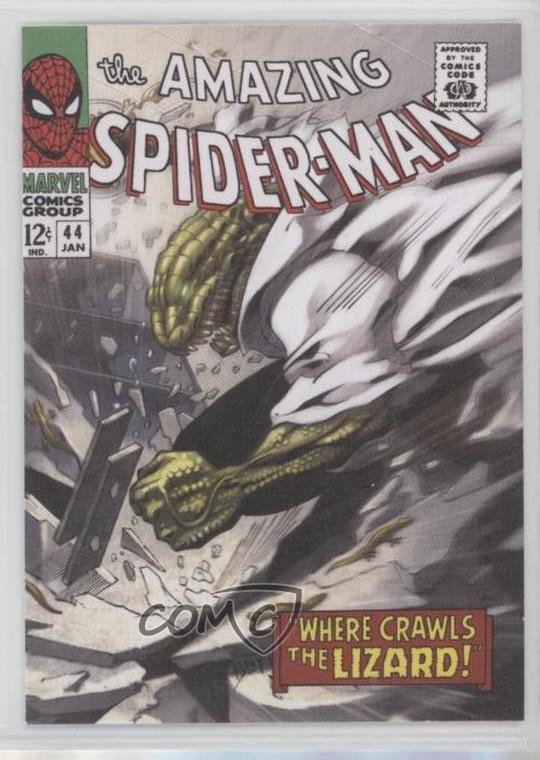 2024 Upper Deck Marvel Renditions Spider-Man copertina fumetto lucertola #5 1u6