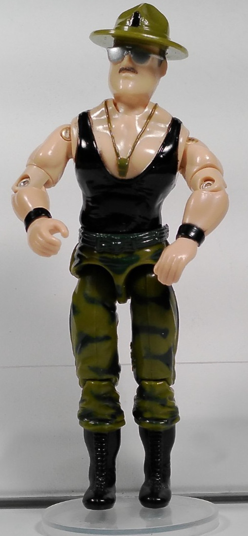 Modellino vintage GI Joe Sgt Slaughter 3,75" v2 1986 Hasbro originale ARAH