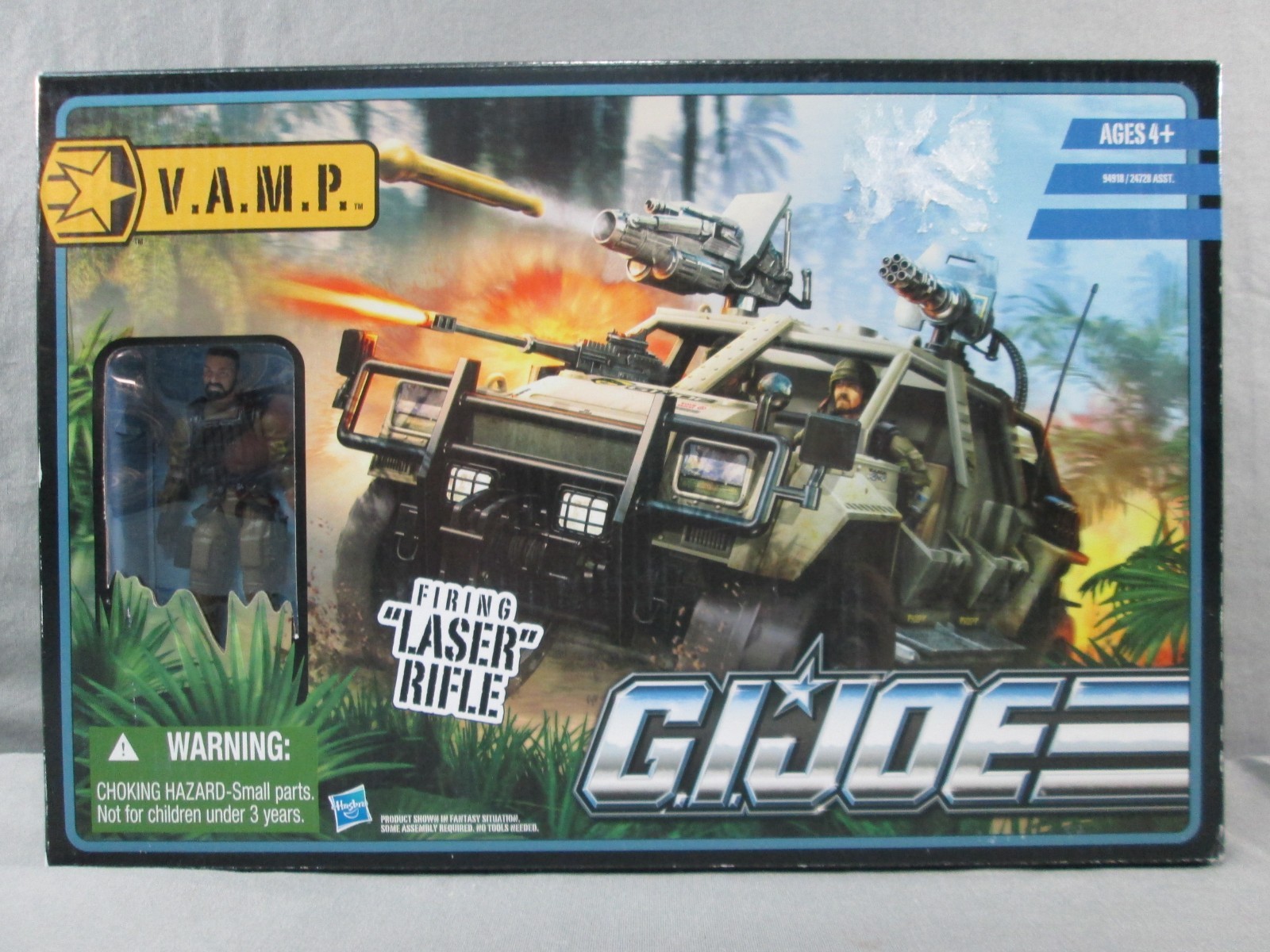 GI Joe V.A.M.P. Jeep con DOPPIA FRIZIONE Persuit Of Cobra Jungle Assault 2010 VAMP