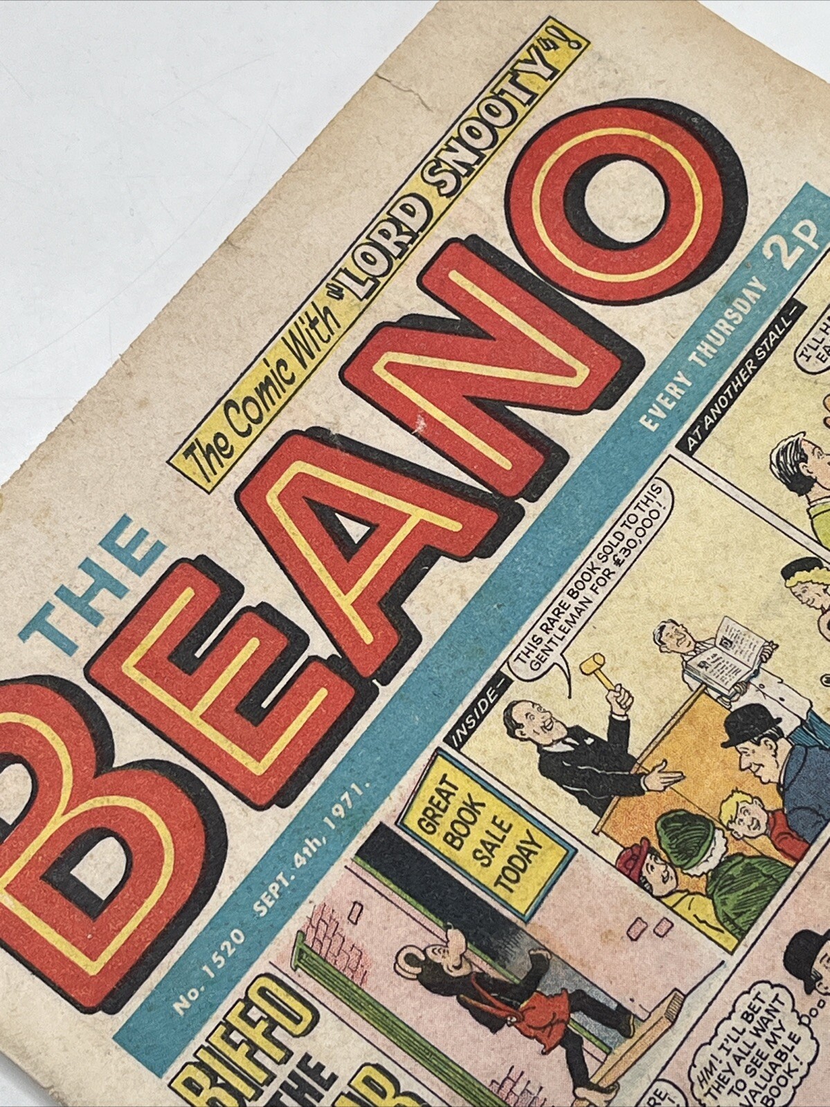 Beano Comic - #1520 - Sept 4th 1971 - Original 70s Vintage Comic
