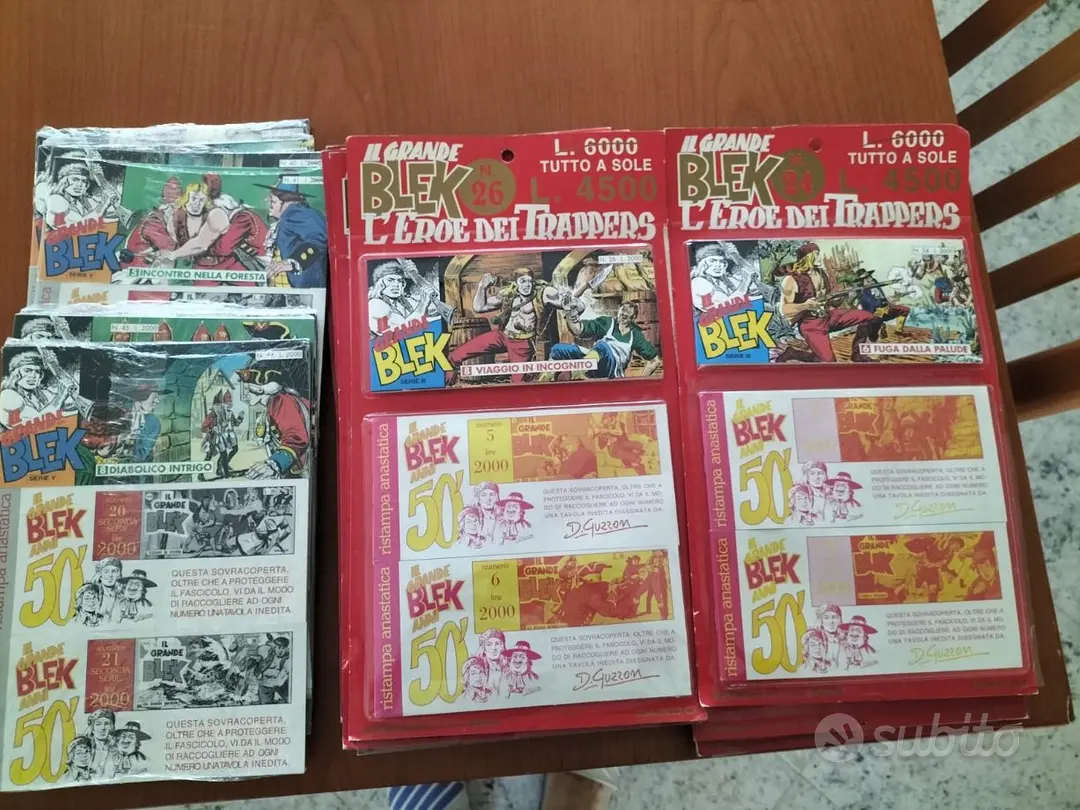 FUMETTI BLEK E CAPITAN MIKI  BLISTERATI