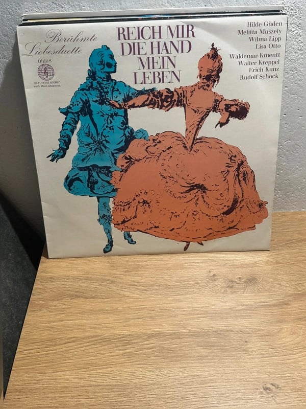Reich Mir Die Hand Mein Leben Vinyl LP Berühmte Liebesduette Operette Klassik