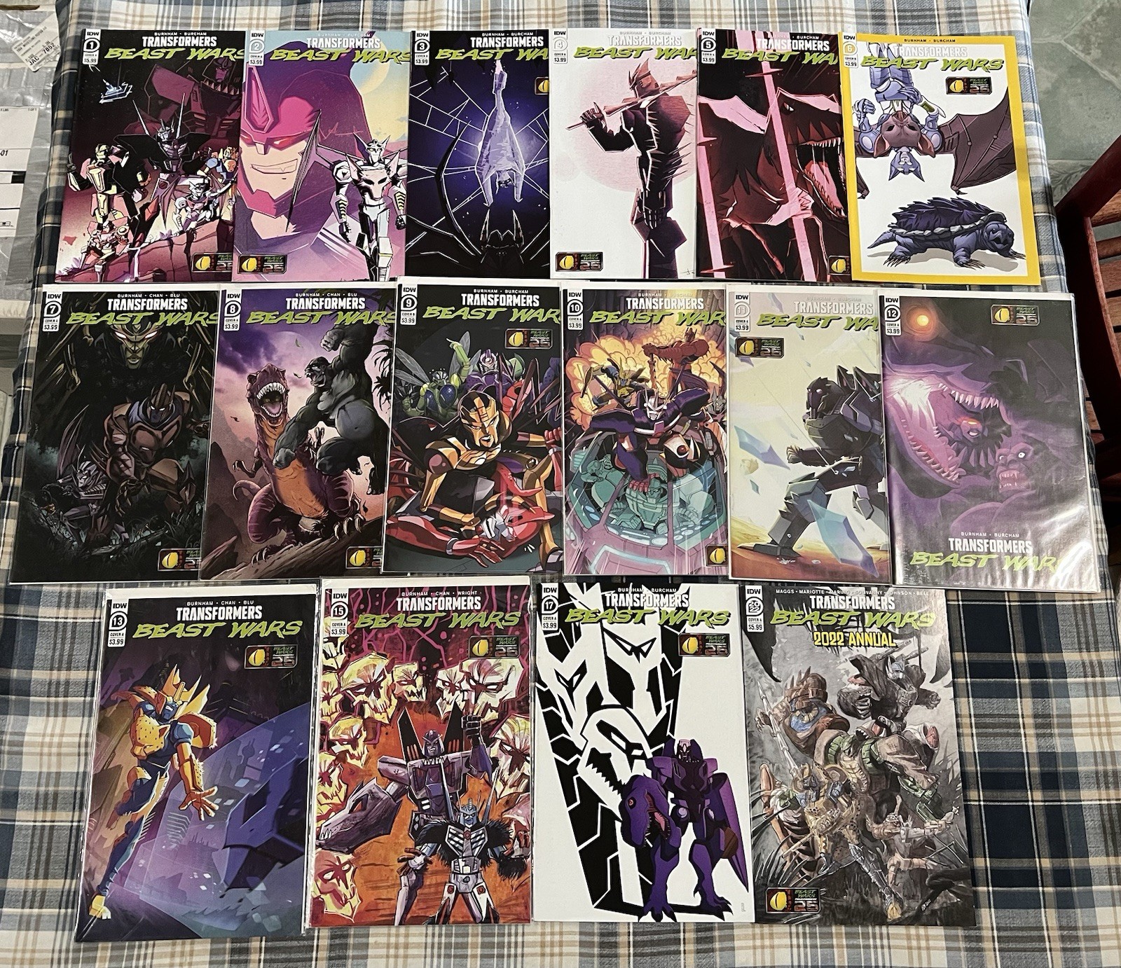 Lotto fumetti Transformers Beast Wars