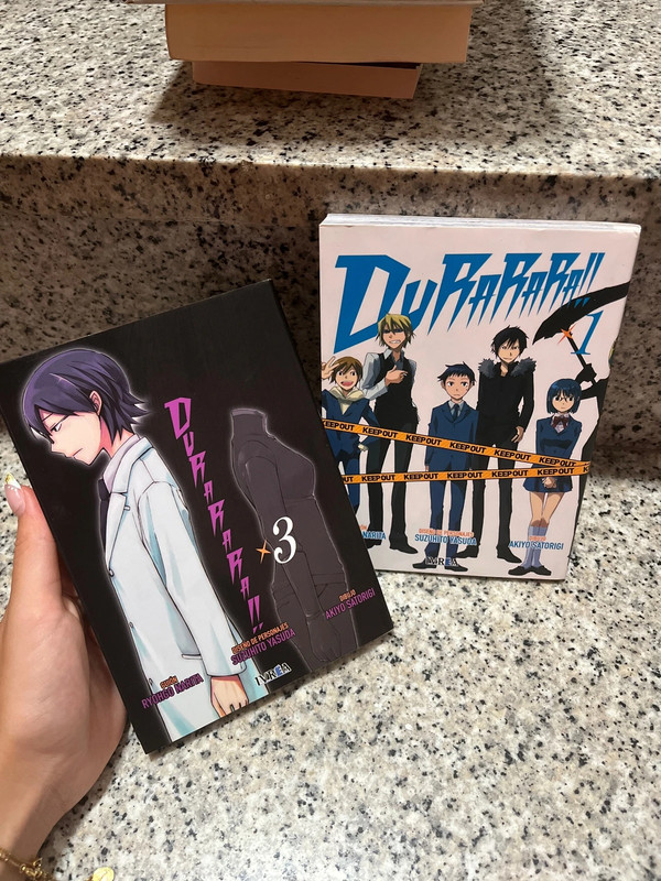 manga durarara!! 1 y 3