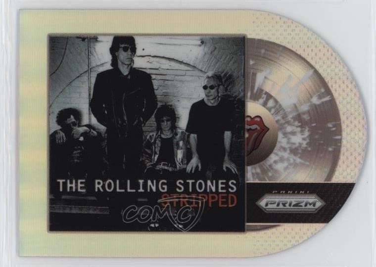 2025 Panini Prizm Album Die-Cut Silver The Rolling Stones Stripped #37 1u6