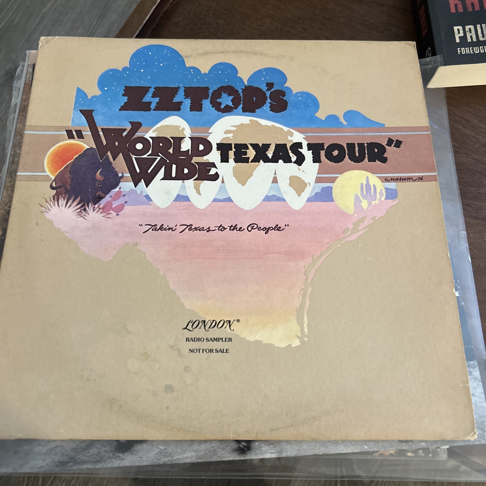 ZZ Top World Wide Texas Tour (Vinyl)  UK IMPORT) 1976 EX/VG+
