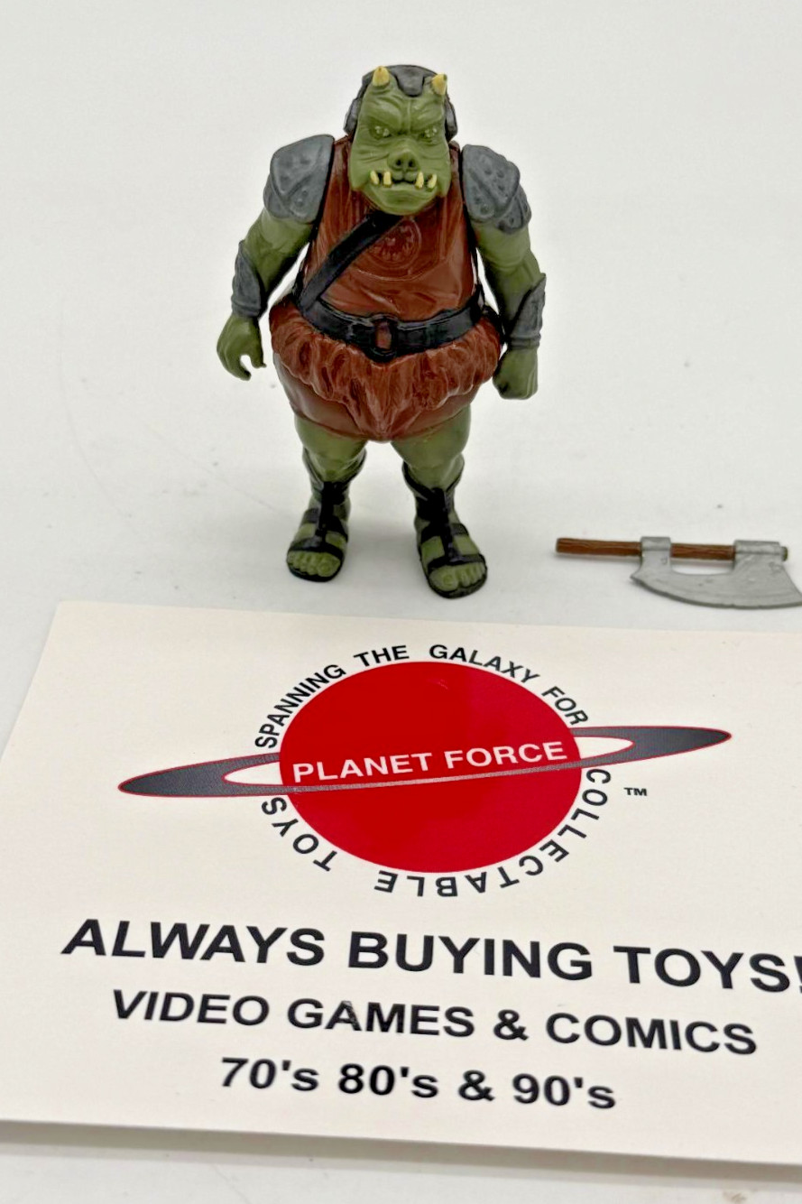 Figurina Gamorrean Guard 1983 completa vintage ROTJ Star Wars tutto originale