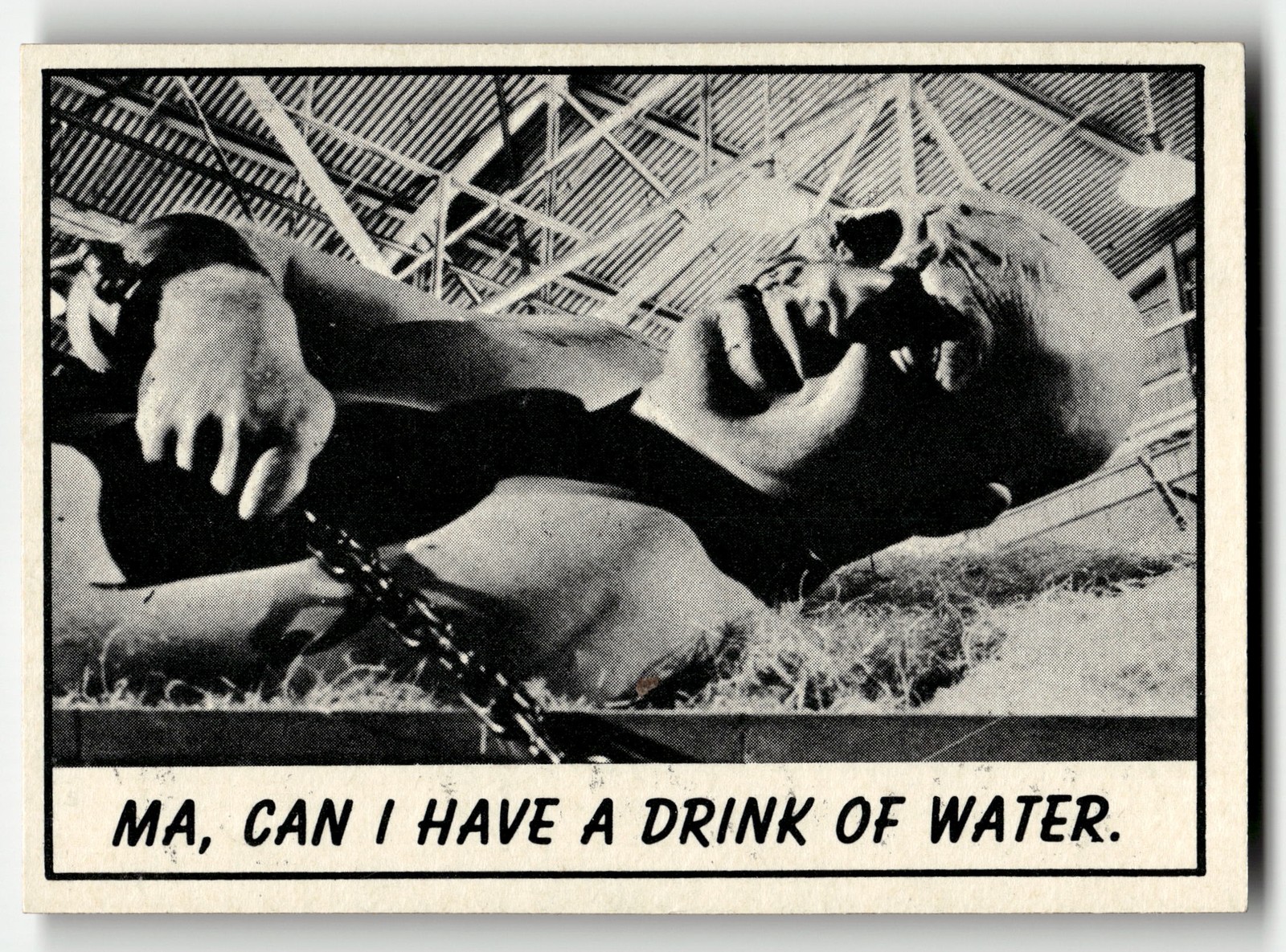 1966 Topps Monster Laffs Ma, Can I Have A Drink Of Water? #62 HIGHER HIGH GRADE