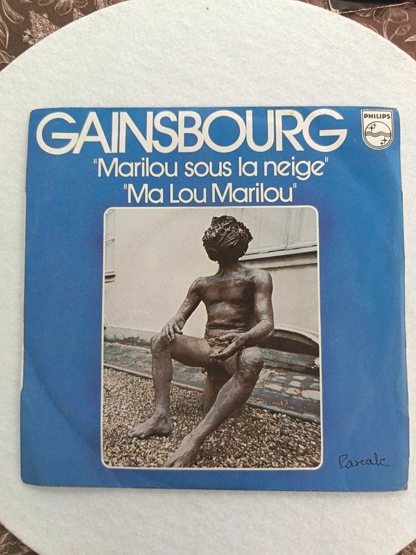 45t Vinyle - Serge Gainsbourg - Marilou sous la neige / Ma Lou Marilou