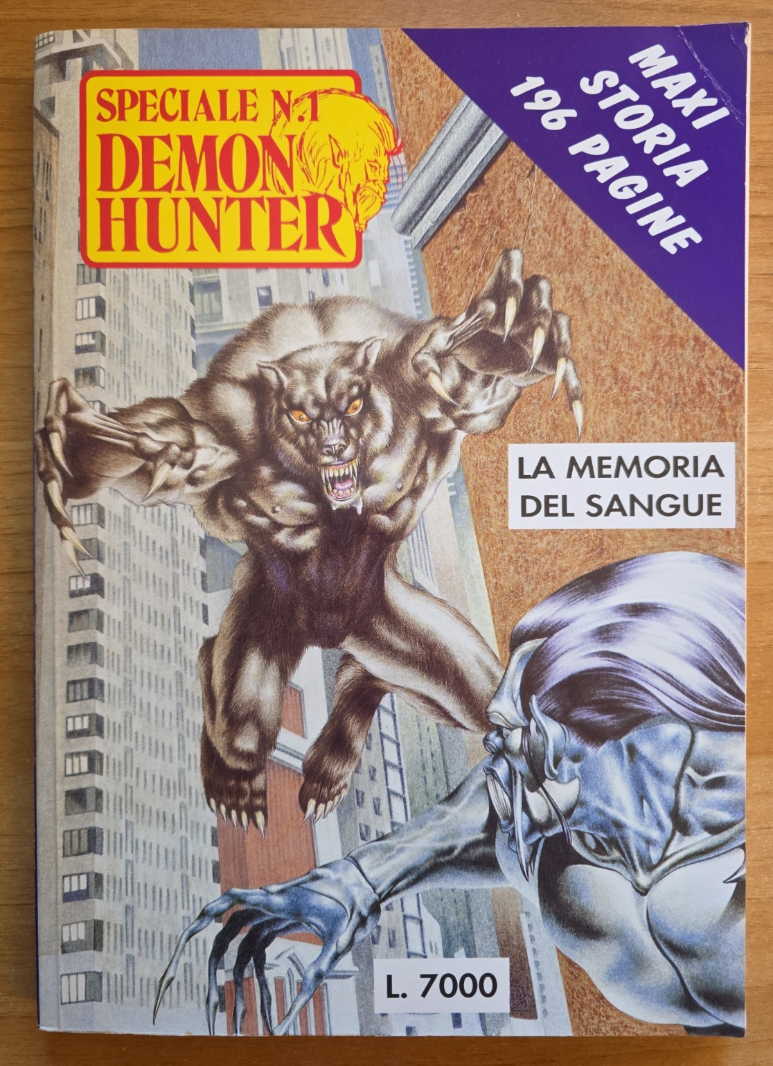 Demon Hunter Speciale n ° 1 La Memoria Del Sangue Xenia edizioni fumetto maxi