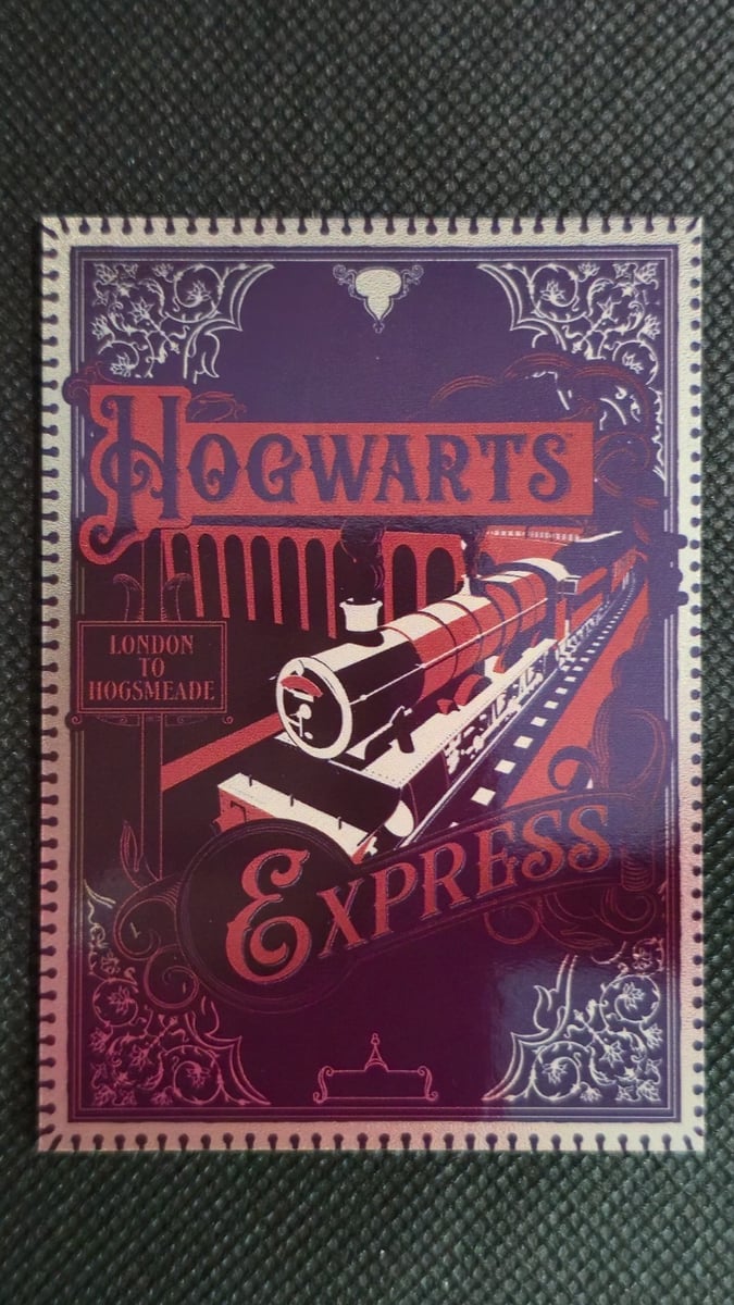 Panini Harry Potter Always Foil #17 Hogwarts Express Greetings Card NM